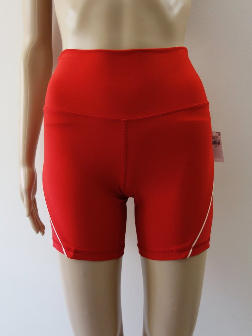 Old Navy High-Waisted PowerSoft Pocket Biker Shorts 6" Inseam Red (XS) NWT!